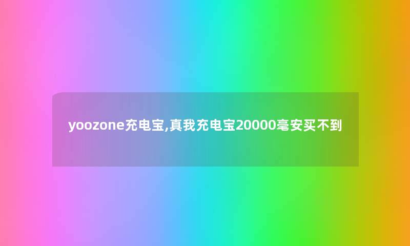 yoozone充电宝,真我充电宝20000毫安买不到 yoozone充电宝,真我充电宝20000毫安买不到